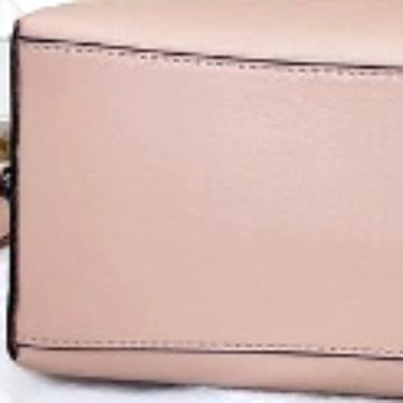 NWT Coach Mollie Tote 25 Signature Jacquard Handbag Pink Ivory Taffy Tan C8416 - Picture 7 of 15